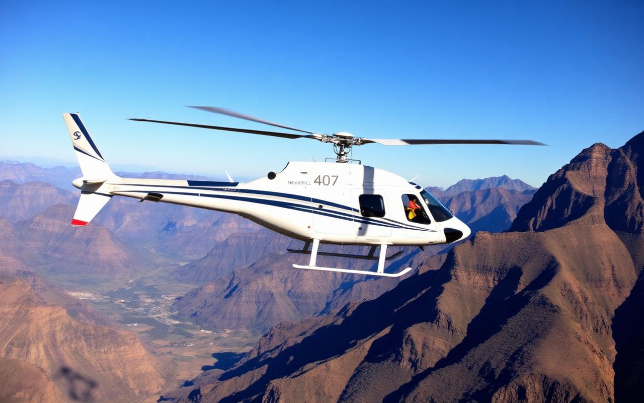 Bell 407 helicopter