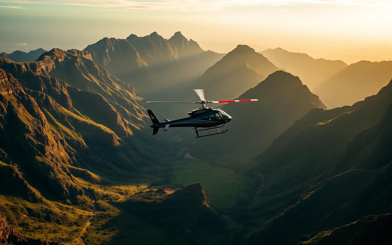 New scenic helicopter route over the Drakensberg
